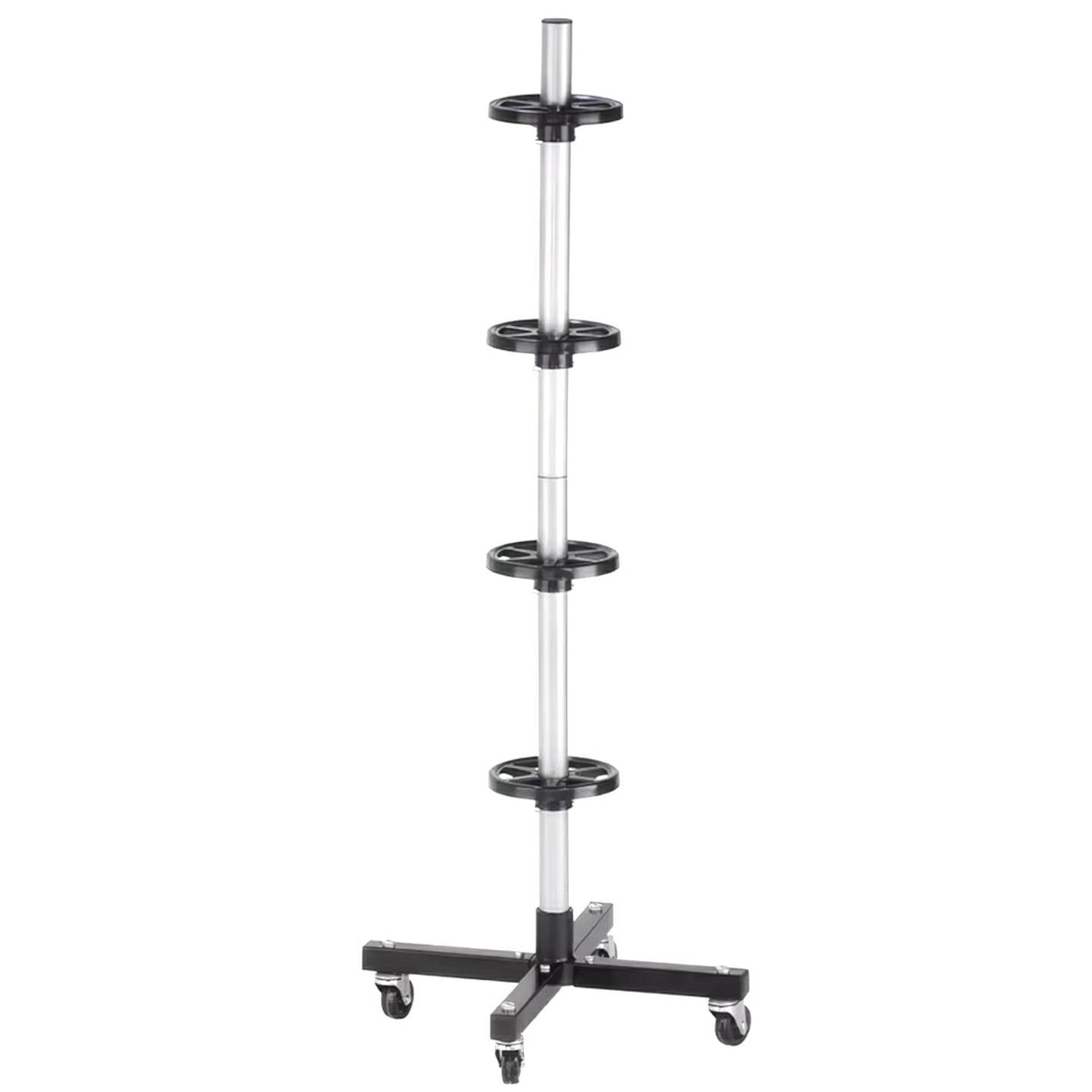 Silver bandenrek met wielen