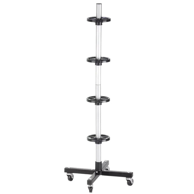 Silver bandenrek met wielen