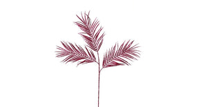 Varenblad fuchsia - l80cm