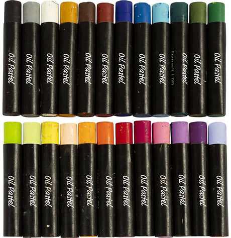 Creativ company oliepastels pastelkleuren 24 stuks