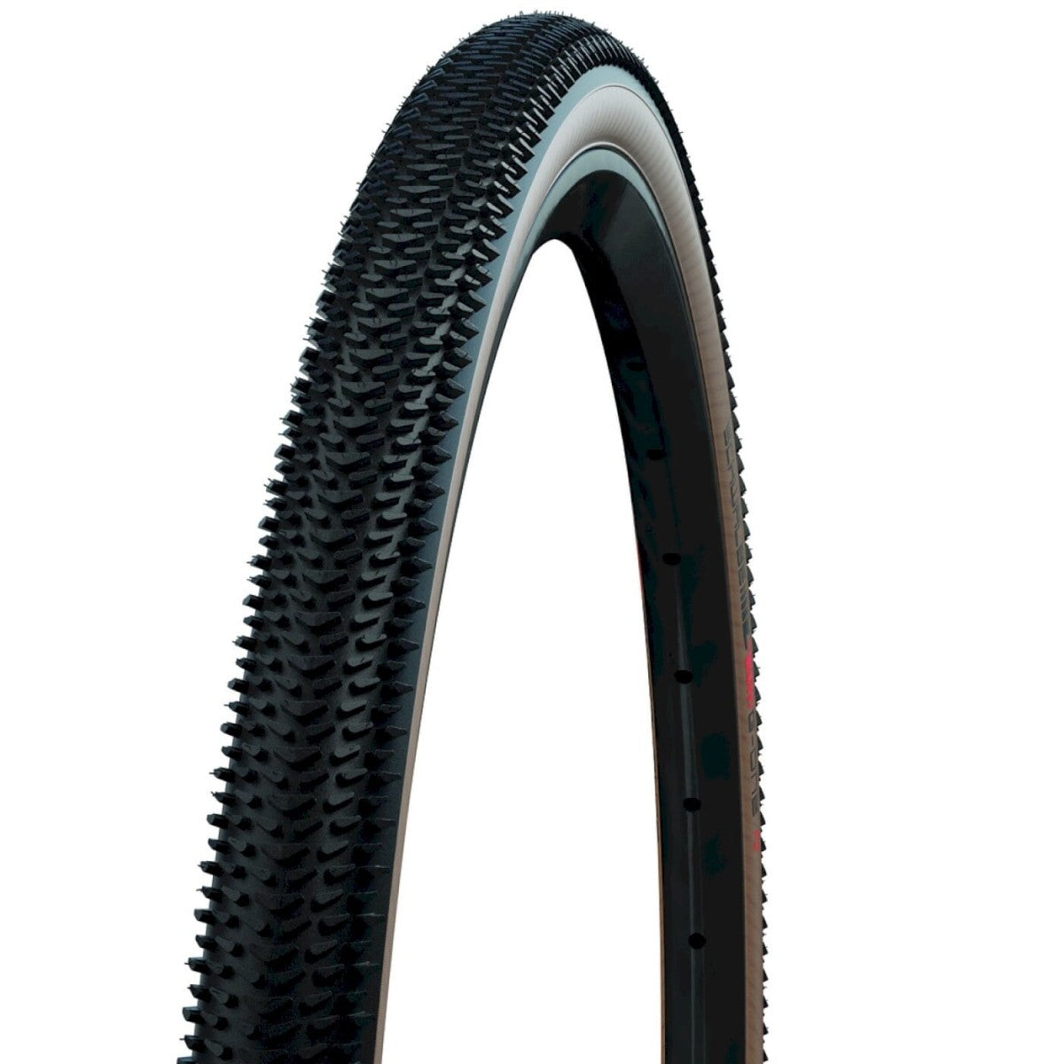 Folding Band Schwalbe G-one allround raceGuard 28 x 1,35 35-622 mm-brons sidovägg