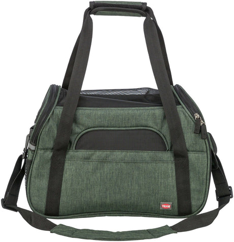 Trixie madison - hondentas - voor honden tot 5 kg - olijfgroen - 42x19x28 cm one size