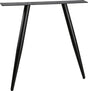 Woood tablo 2-standen poot conisch 1 stuks - metaal - zwart - 72x79x10
