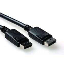 Act 1 m displayport-kabel mannelijk -mannelijk, power pin 20 aangesloten.