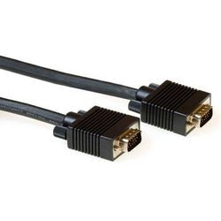 Act 1,8 m hoogwaardige vga-kabel mannelijk - mannelijk zwart