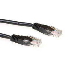 Act zwart 3 m u utp cat5e patchkabel met rj45 connectoren