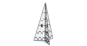 Metal foldable tree ø100x166cm + plates