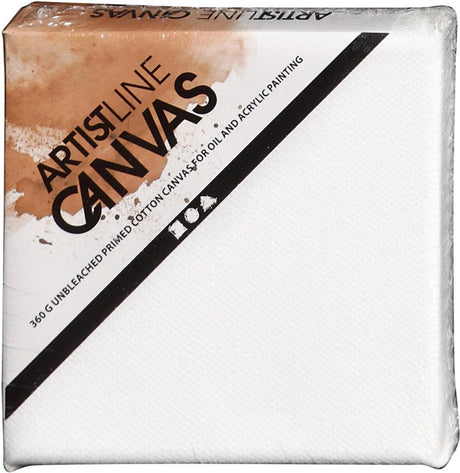 Creativ company artistline canvas wit, 10x10cm