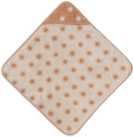 Jollein badcape baby - jersey badstof - 75x75 cm - jacquard - sun 98