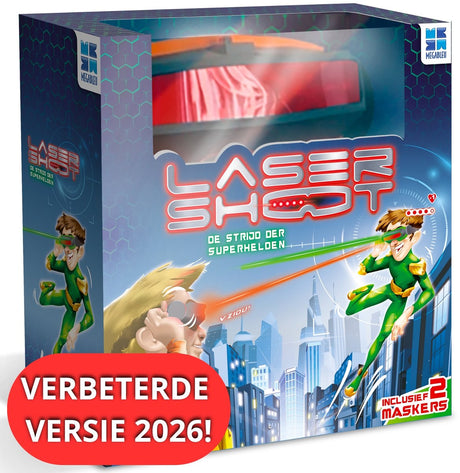 Megableu laser shoot [verbeterde versie 2026] - spannend actiespel voor kinderen - lasergame met elektronische bril - vanaf 6 jaar - indoor outdoor