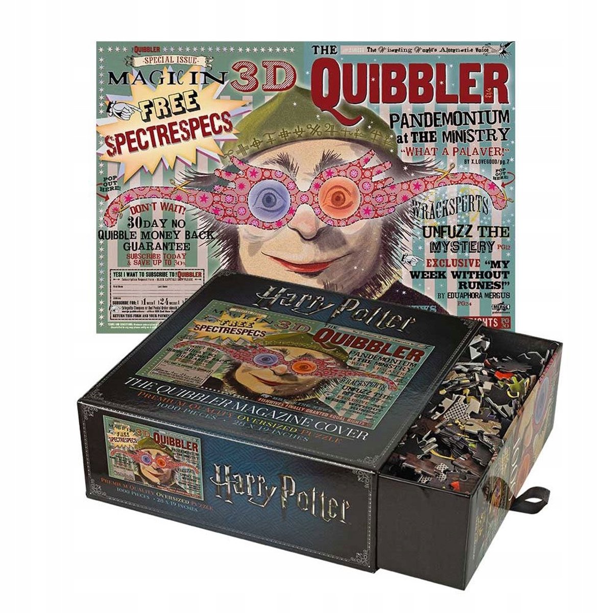 The noble collection harry potter quibbler-puzzel 1000 stukjes