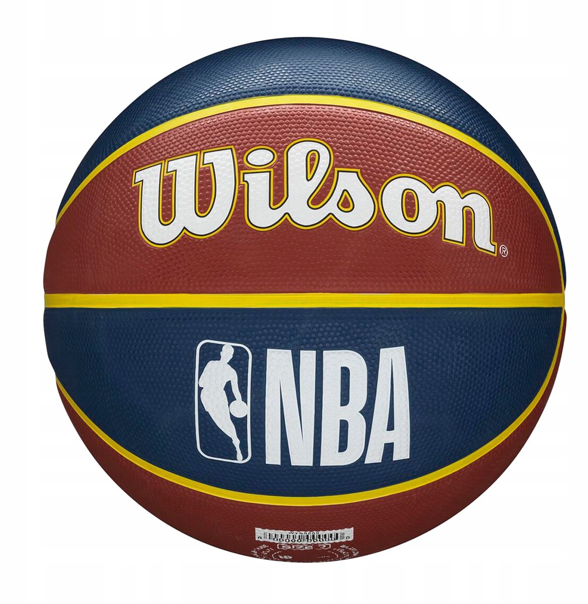 Wilson nba team tribute denver nuggets basketbal maat 7