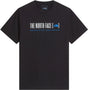 The north face m bracket logo regular ss tee heren outdoorshirt - tnf black