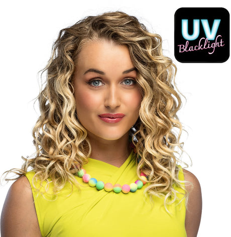 Boland - ketting fusion multi - volwassenen - vrouwen - danser danseres - 80's 90's - disco one size