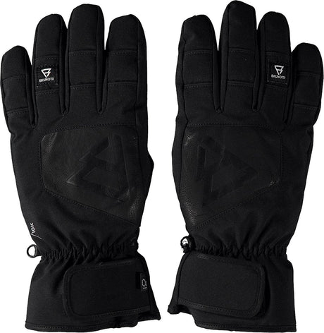 Brunotti - radiance snow gloves heren - black - wintersport ski handschoenen - waterproof - l