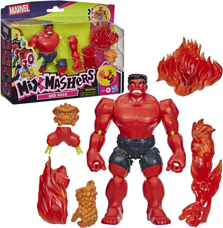 Hasbro mixmashers marvel avengers red hulk - actiefiguur