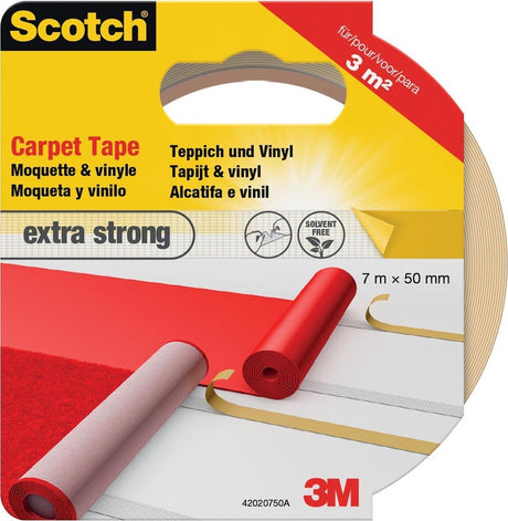 Scotch ® tapijttape, 42020750, extra sterk, 50 mm x 7 m, 1 rol