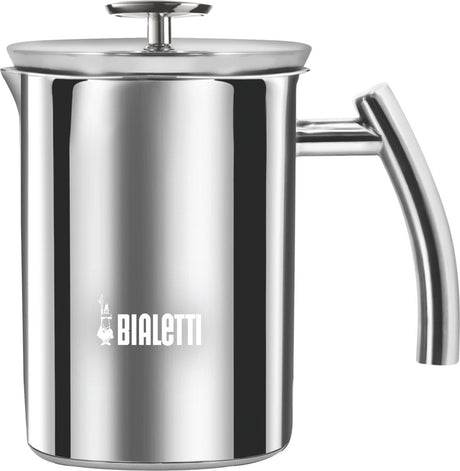 Bialetti cappuccinatore induction melkopschuimer 330 ml – rvs melkopschuimer voor inductie – handmatige melkopschuimer – voor cappuccino latte macchiato