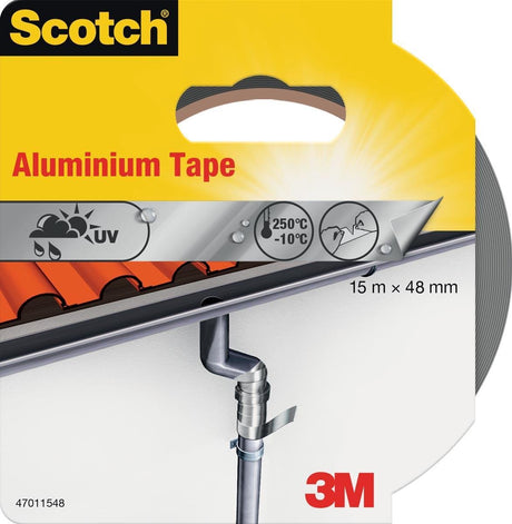 Scotch® aluminiumtape, 47011548, 15 m x 48 mm, 1 rol
