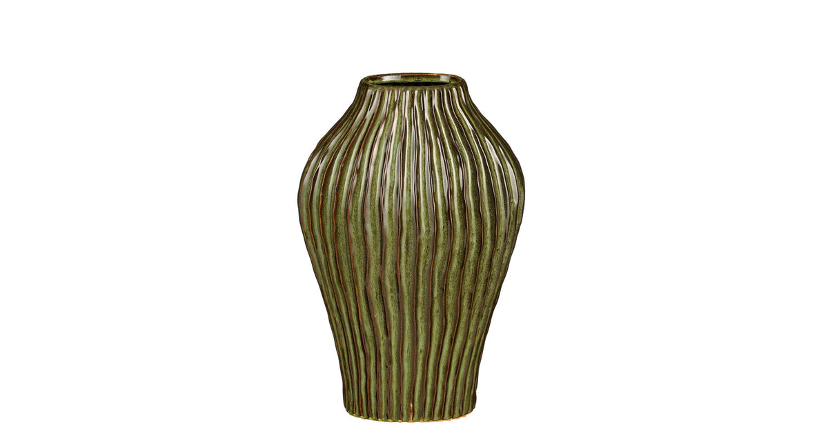 Timo vaas groen - h40xd25cm