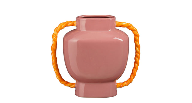 Viva vaas roze - l28xb13xh26cm