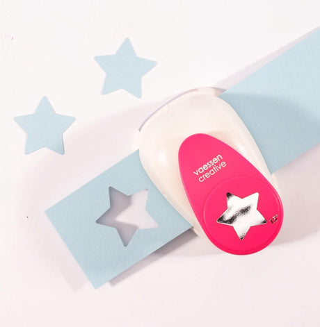 Vaessen creative pons - figuurpons - ster - 3,4 x 3,6 cm