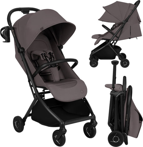 Lionelo sia buggy - ultralichte wandelwagen 5,9 kg – ultracompact 18x51x49 cm – eénhandbediening – click ride rem – ingrip harnassysteem – dri-seat – inclusief muskietennet draagriem
