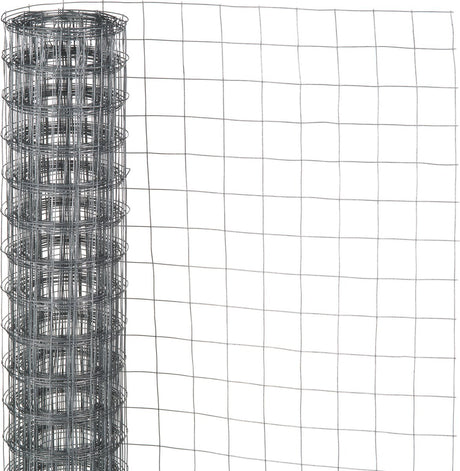 Nature - verzinkt staal gaas - 0,5 x 5m - grijs - 13 x 13mm mazen