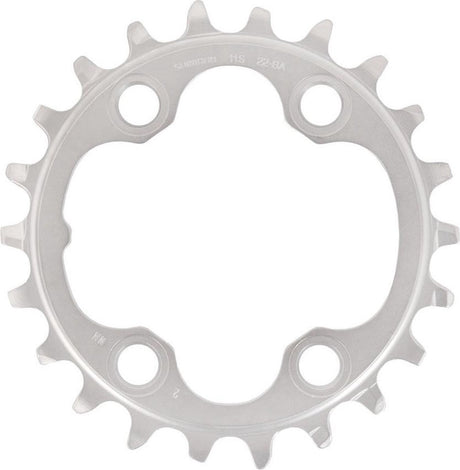Shimano kettingblad xt fc-m8000 22t-ba 11s 94 mm zilver