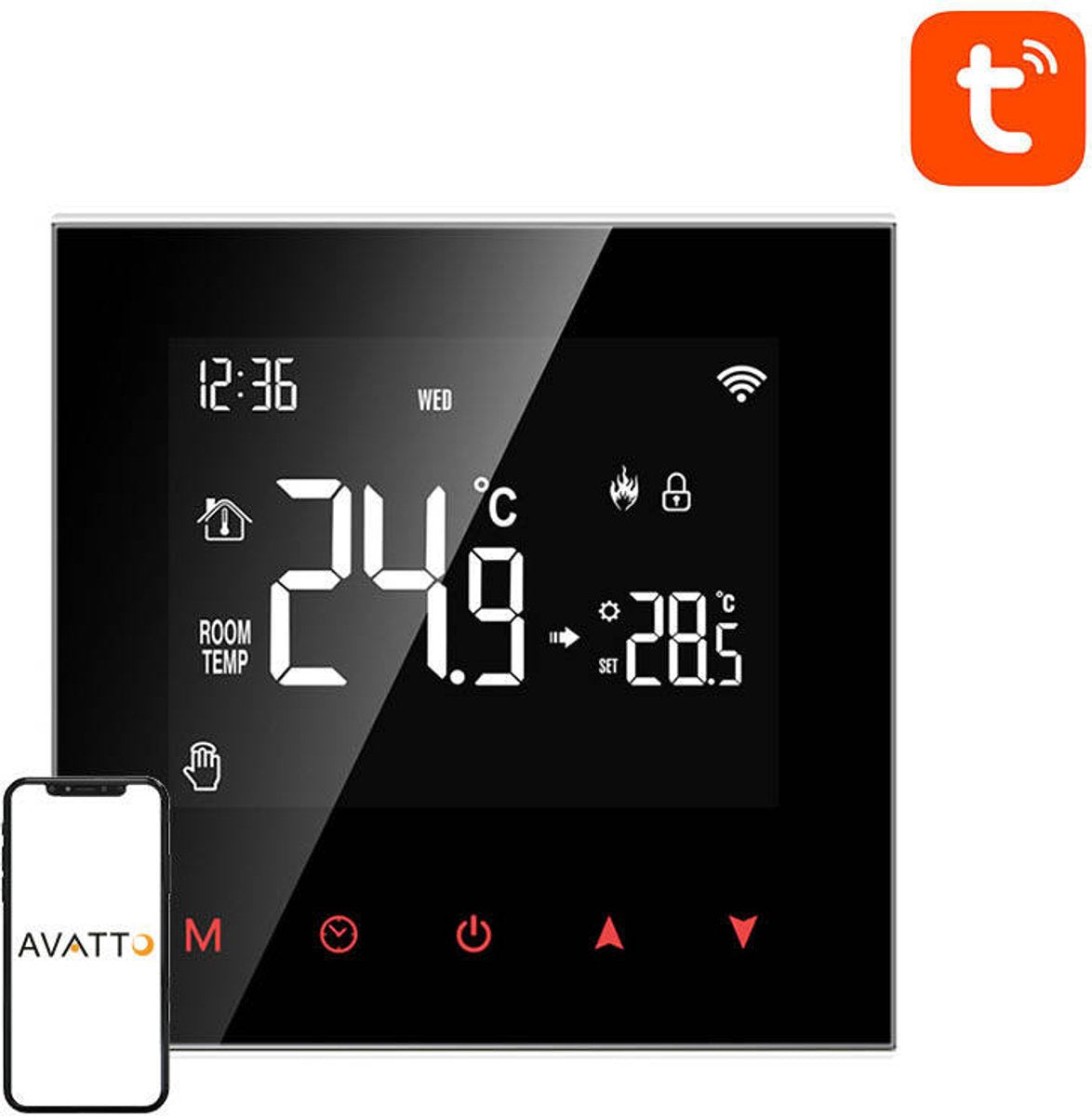Avatto - zwt100-wh-3a - thermostat