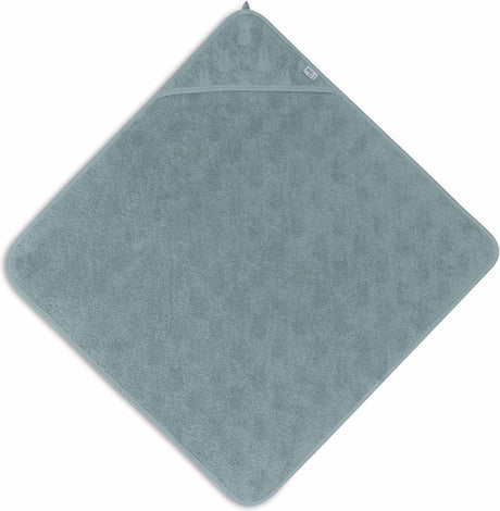 Jollein x nijntje - badcape badstof 75x75cm - baby handdoek met badcape, omslagdoek, badponcho - miffy jacquard sea green