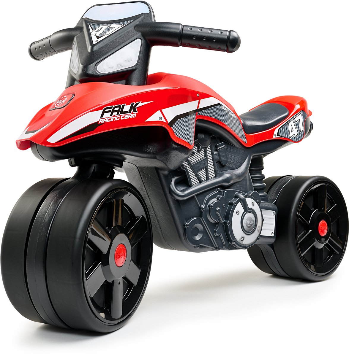Falk racing team loopmotor rode brede wielen voor 2-5 jaar - uni