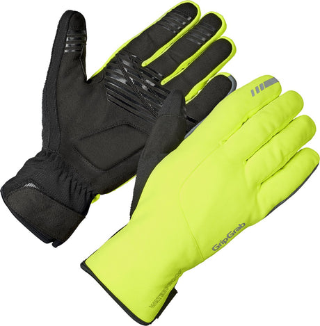 Gripgrab - polaris 2 waterproof winter fietshandschoenen primaloft - geel hi-vis - unisex xl