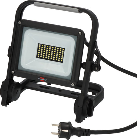 Brennenstuhl led bouwlamp jaro 4060 m led werklamp ip65 (led schijnwerper 30w met 3m kabel, led noodverlichting met snelsluiting en 3450lm)