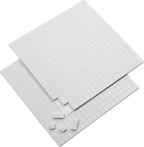 Creativ company creotime 3d foam pads 5 x 5 x 2 mm wit 2 vellen