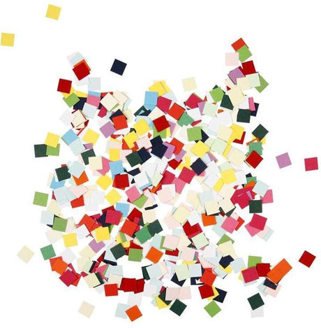 Creativ company karton mozaiek, afm 10x10 mm, 180 gr, diverse kleuren