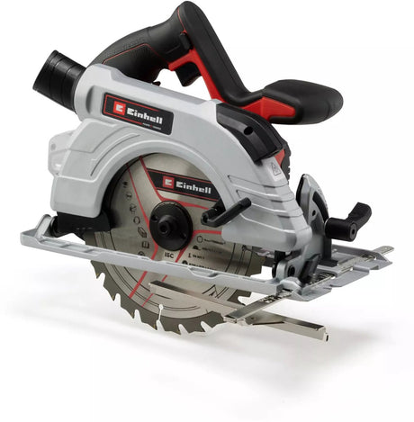 Einhell accu cirkelzaag tp-cs 18 190 li bl solo - power x-change - 18 v li-ion - koolborstelloze motor - 3.800 t min - ø190x20 30 mm 24 t - max. zaagdiepte: 90° 45°: 65 45 mm - excl. accu en lader