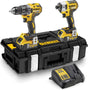 Dewalt dck266p2 combiset - met accu klop- schroefboormachine en accu slagschroevendraaier - 18v