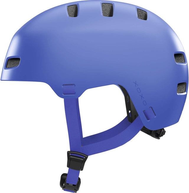 Abus fietshelm xoxo mono blue s - 51-55 cm - blauw - geschikt voor gebruik op elektrische fietsen - stadsfietsen - 370 g s