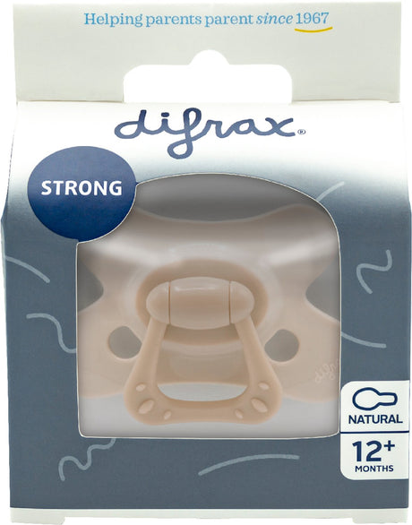 Difrax fopspeen naturel edelsteen - earth moonstone - 12+ mnd