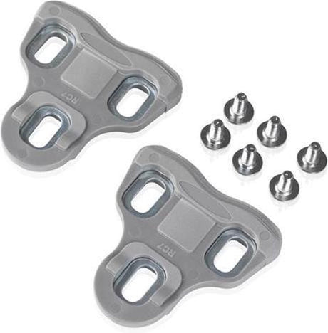 Xlc pd-x07 schoenplaatjes look keo pedalen - speling 9° - grijs