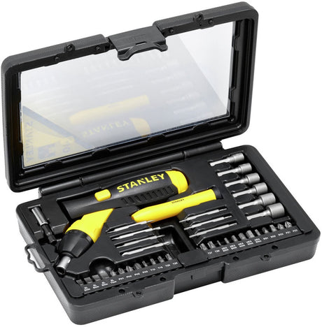 Stanley 38 delige pistoolgreep ratel-bit-set - 0-63-038