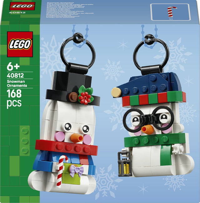 Lego kerst 40812 - sneeuwpopornamenten