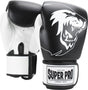 Super pro combat gear undisputed bokszakhandschoenen leder zwart wit extra large