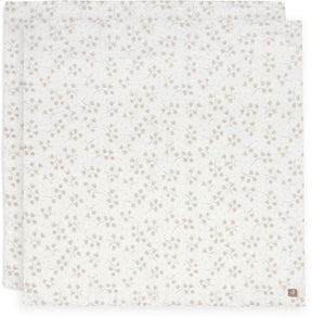 Jollein hydrofiele doek large - 115x115cm - leafy dreams - 2 stuks