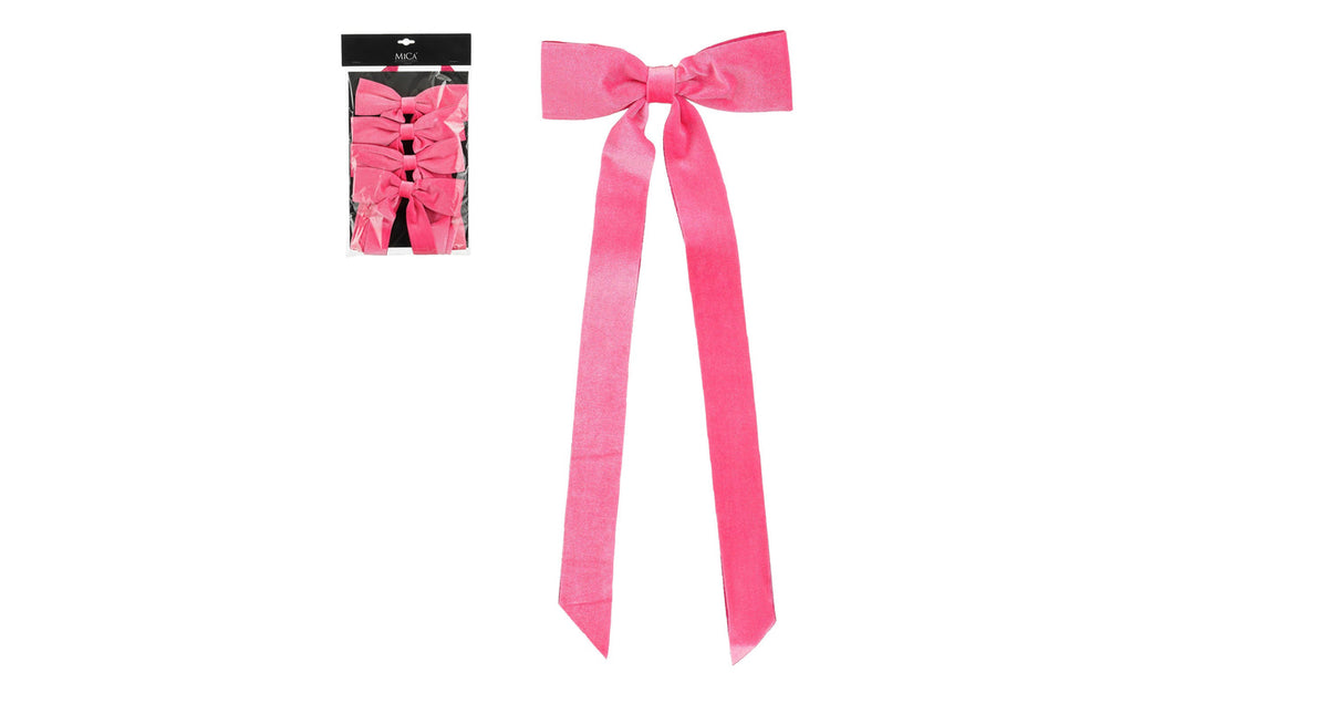 Strik fuchsia 4 stuks - l2xb19xh48cm