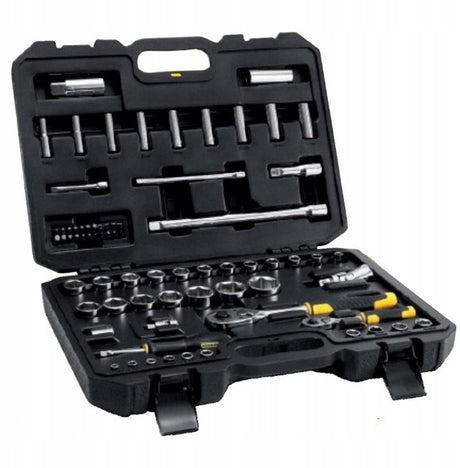 Stanley dopsleutelset 1 4 + 1 2 - 72 delig