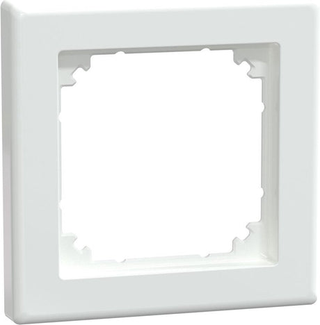 Schneider electric afdekraam - m-smart - 1-voudig - actief wit