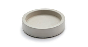 Schotel ebi cement licht grijs ø9 x h2 cm