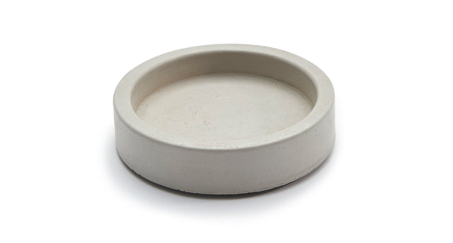 Schotel ebi cement licht grijs ø9 x h2 cm